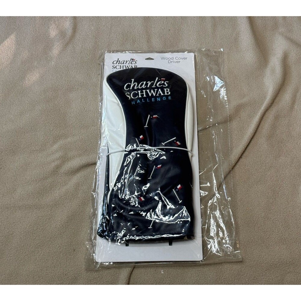 Charles Schwab Colonial Golf Wood Driver Cover Golf Texas Flag New PGA Tour
